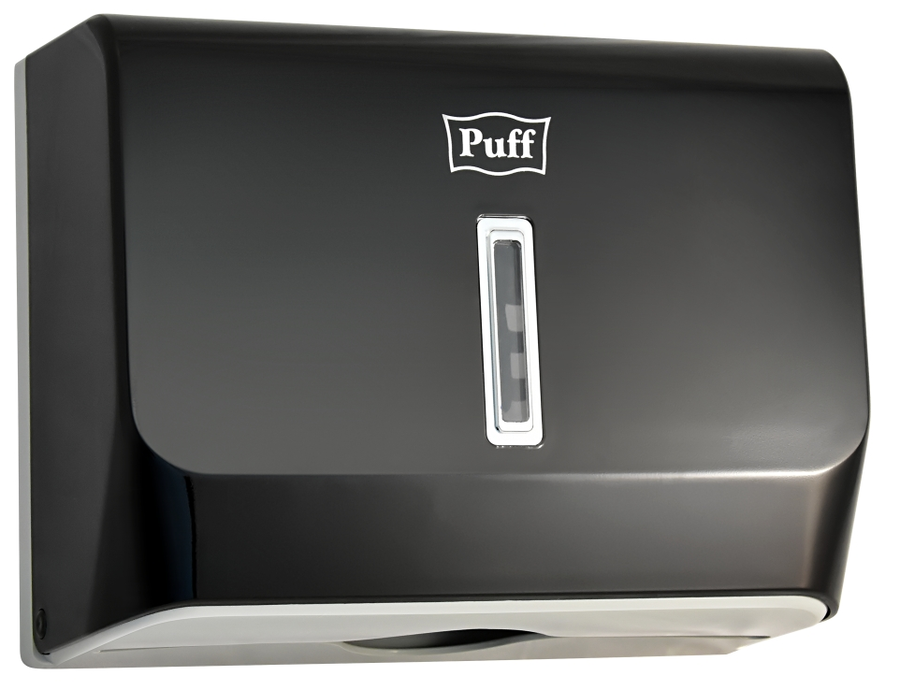 Диспенсер для бумажных полотенец Puff 5130Bl, черный