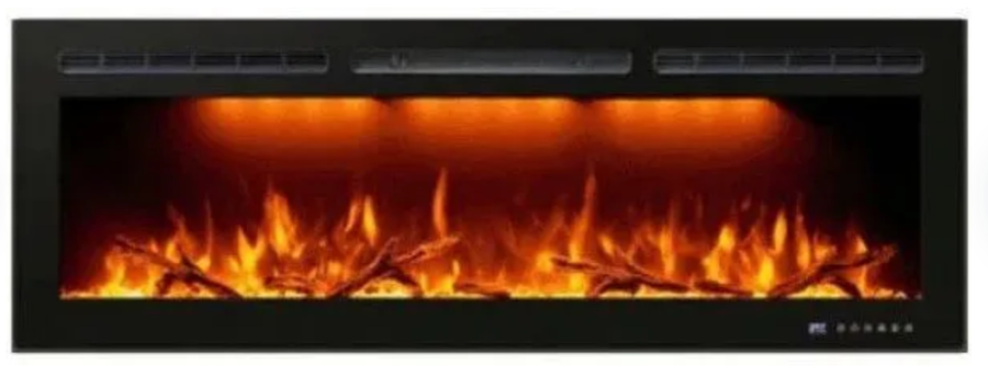 Широкий очаг 2D InterFlame FreeSpace 55 LED FX