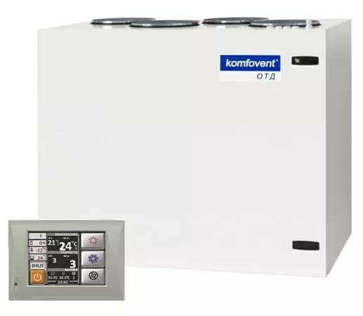 Приточно-вытяжная установка Komfovent ОТД-R-1500-UV-E F7/M5 (SL/A)