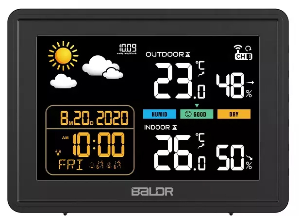 Цифровая метеостанция BALDR B0359WST2H2PR