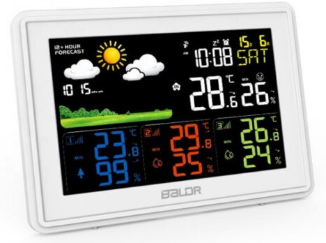 Цифровая метеостанция BALDR B0359WST4H4PR (белый)