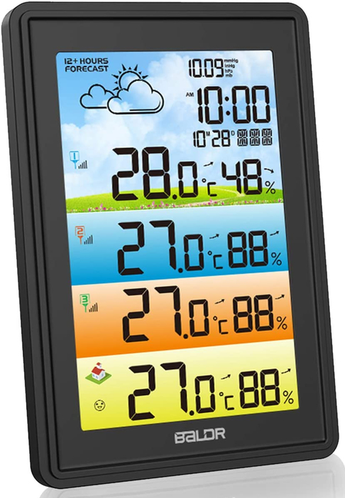 Цифровая метеостанция BALDR B0360WST4H4PR (черный)