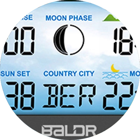 Цифровая метеостанция BALDR B0360WST2H2PR-V2 (черный)