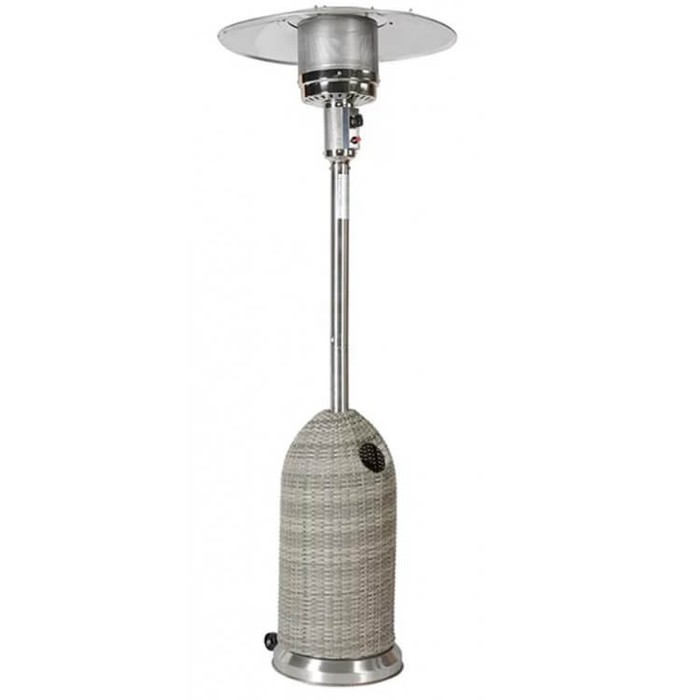 Газовый уличный обогреватель мощностью 13-14 кВт WWT 13B Rotang Grey
