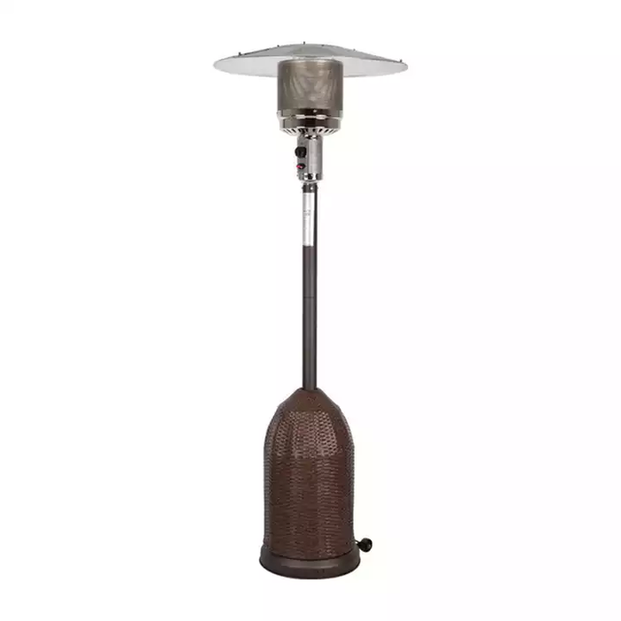 Газовый уличный обогреватель мощностью 13-14 кВт WWT 13B Rotang Brown