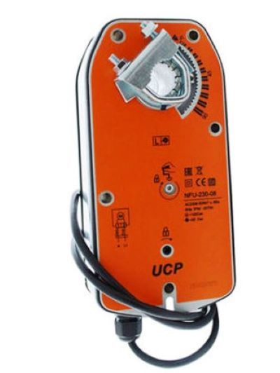 Электропривод с возвратной пружиной UCP NFU-230-08