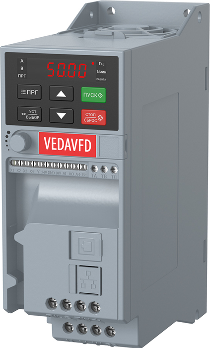 Частотный преобразователь VEDA Drive VF-51 0,75 кВт (220В,1 фаза) ABA00002