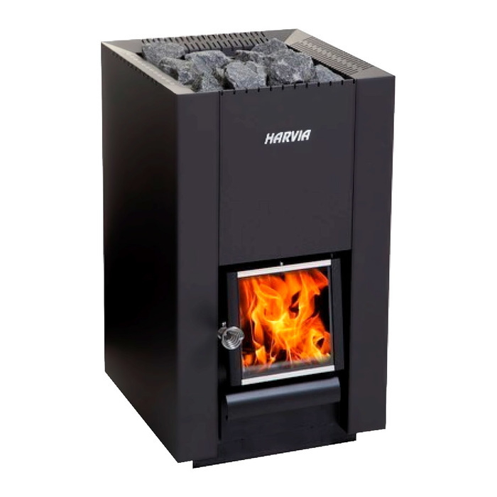 Дровяная печь 15 кВт HARVIA 16 Black