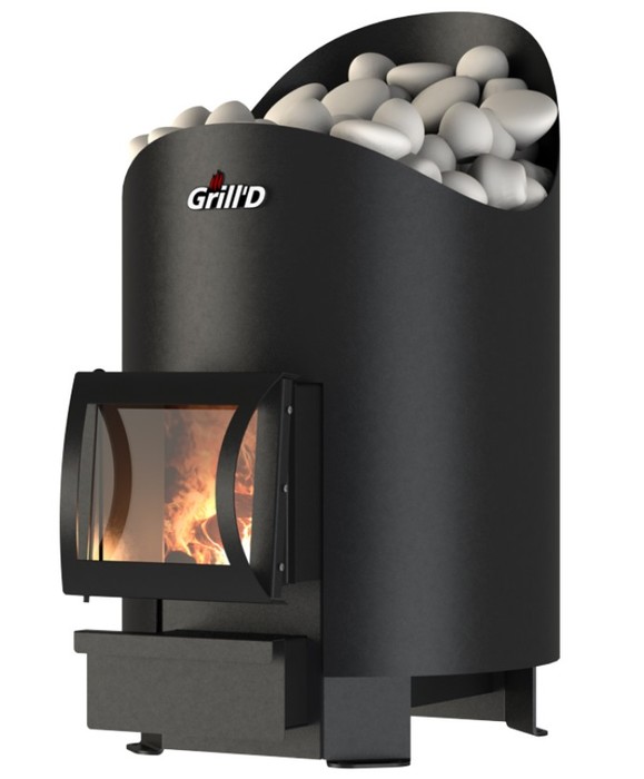 Дровяная печь 15 кВт Grill'D Aurora 160 Short