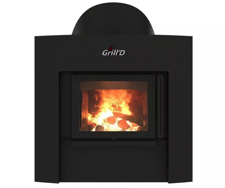 Дровяная печь 15 кВт Grill'D Aurora 180 Window