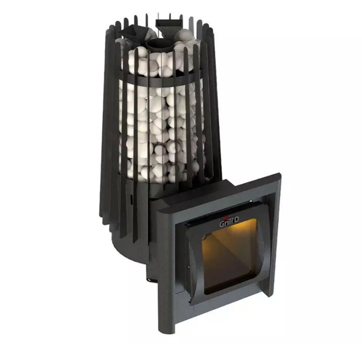 Дровяная печь 25 кВт Grill'D Cometa Vega 180 Long Window Max Pro