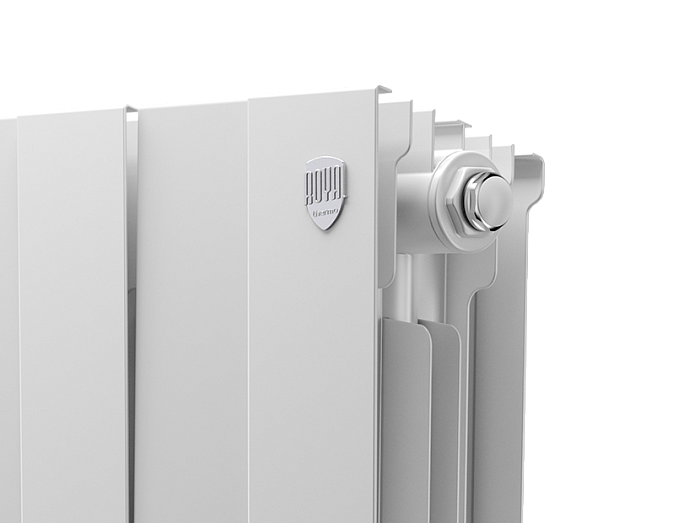 Биметаллический радиатор Royal Thermo Piano Forte 300 /Bianco Traffico 8 секц.