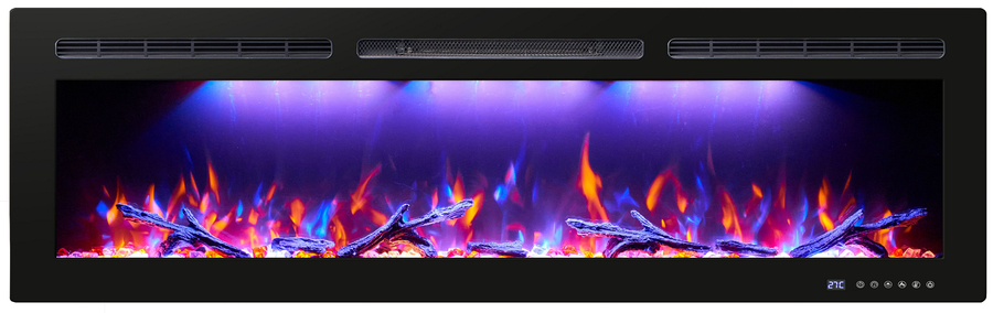 Широкий очаг 2D InterFlame FreeSpace 70 LED FX