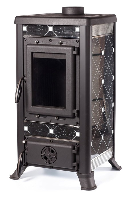 Дровяная печь Fireway KLEMENS I серый d120