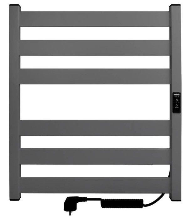 Электрический полотенцесушитель лесенка INDIGO Oktava Slim 5 (el) 60/50 Magnetic Grey