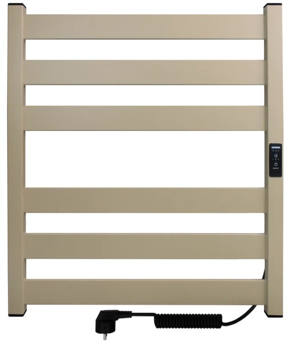 Электрический полотенцесушитель лесенка INDIGO Oktava Slim 5 (el) 60/50 Aurum Beige