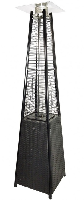 Газовый уличный обогреватель мощностью 13-14 кВт WWT 13I Rotang Black