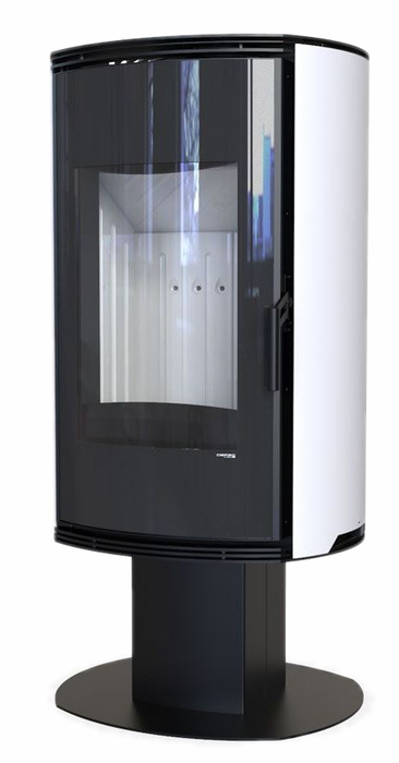 Дровяная печь DEFRO HOME ORBIS TOP, белая сталь