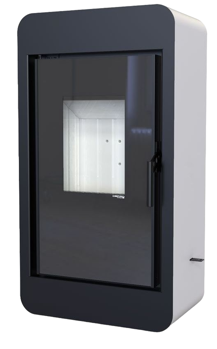 Дровяная печь DEFRO HOME PICO, белая сталь