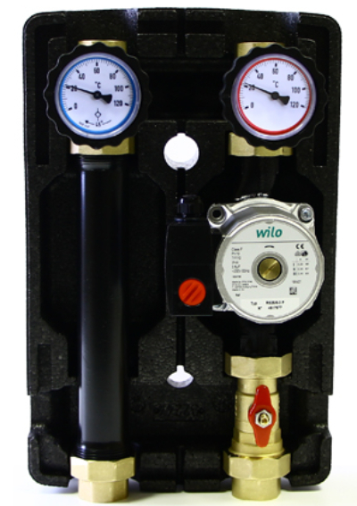 Насосная группа Uni-fitt DN25, Wilo Star RS 25/6