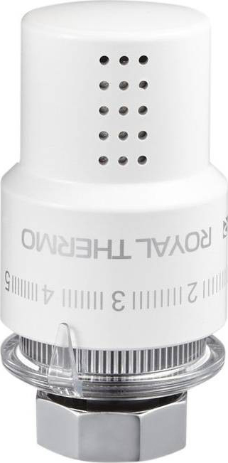 Термоголовка жидкостная Royal Thermo DESIGN М30х1,5 белый (корпус пластик)