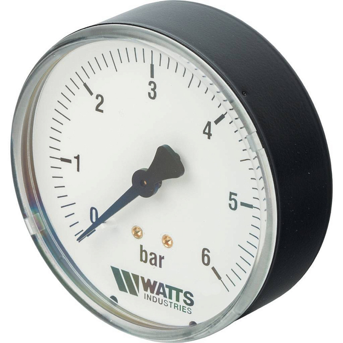 Манометр аксиальный Watts F+R100(MDA) 80/6x1/4