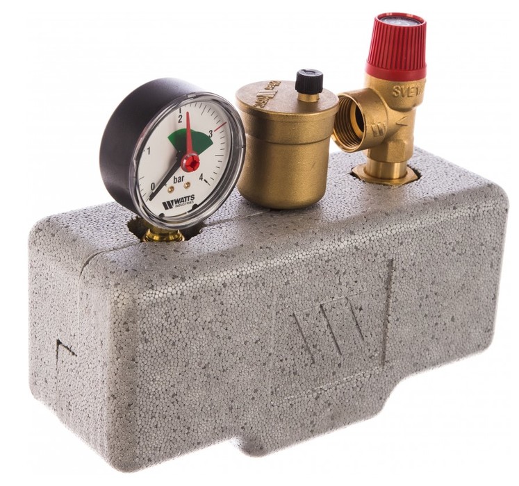 Группа безопасности Watts KSG 30/ISO2 (до 50 кВт) (в теплоизоляции)