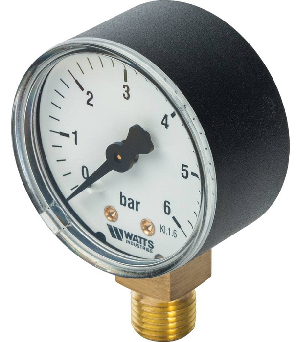 Манометр радиальный Watts F+R200 (MDR) 63/ 6x1/4