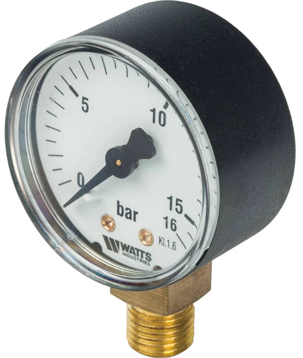 Манометр радиальный Watts F+R200 (MDR) 50/ 16x1/4