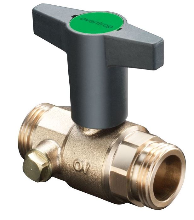Шаровый кран Oventrop Optibal TW Ду 50, PN10, G 2 3/8 x 2 3/8, бронза