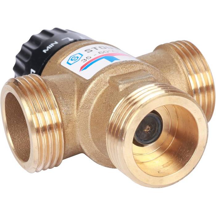 Смесительный клапан STOUT 1 НР 35-60°С KV 2,5 м3/ч