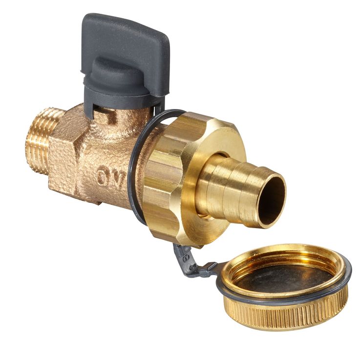 Шаровый кран Oventrop PN16, 120С Ду15 1/2 бронза