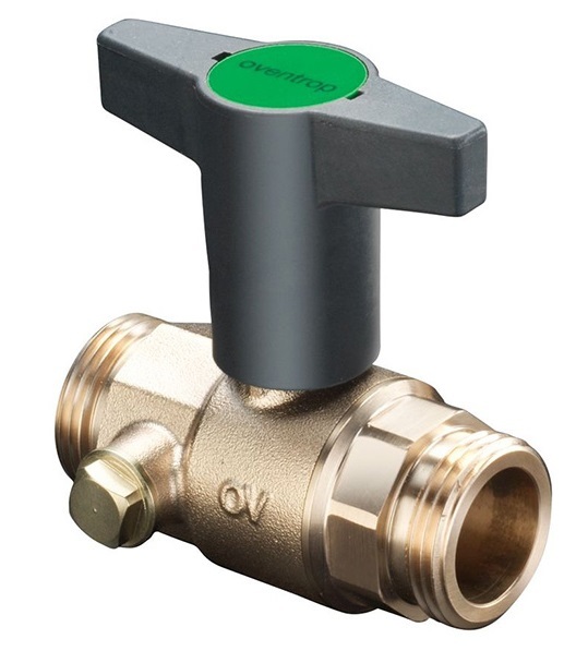 Шаровый кран Oventrop Optibal TW Ду 20, PN10, G 1 x 1, бронза