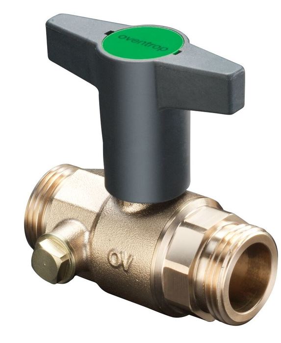 Шаровый кран Oventrop Optibal TW Ду 40, PN10, G 1 3/4 x 1 3/4, бронза