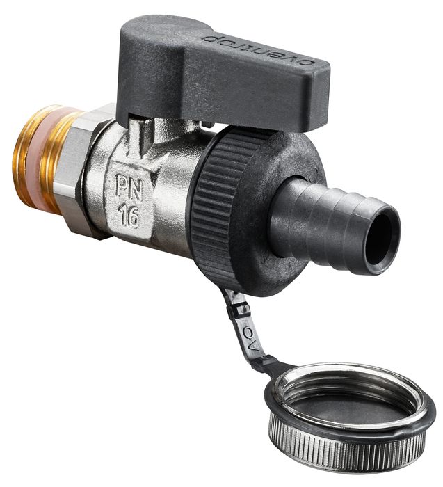 Шаровый кран Oventrop Optiflex KFE, DN-10, 3/8, Н, ручка-с ограничителем
