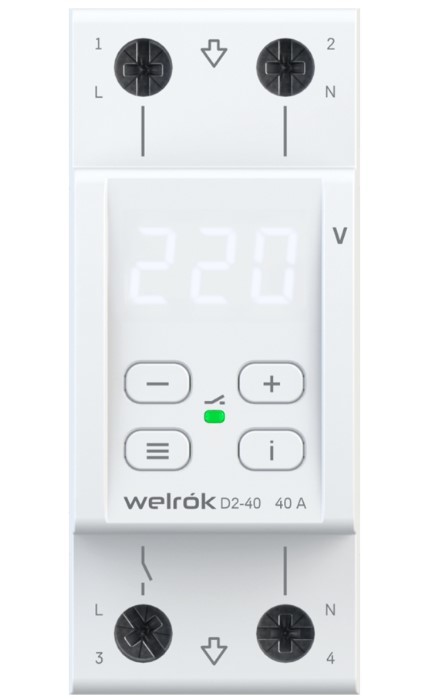 Реле напряжения Welrok D2-40