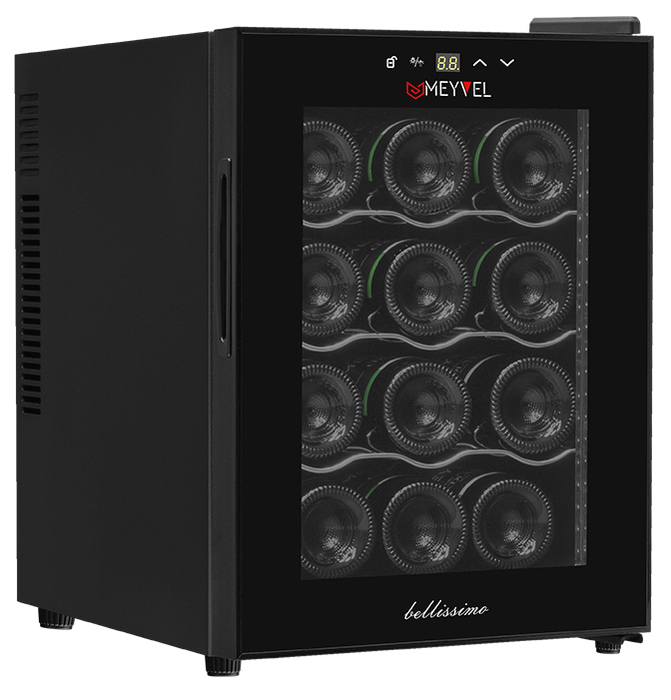 Отдельностоящий винный шкаф 12-21 бутылка MEYVEL MV12-TB1