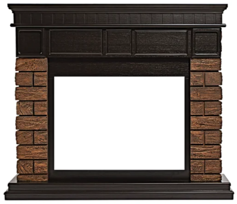 Широкий портал Firelight Forte Wood 25 камень тем., шпон венге