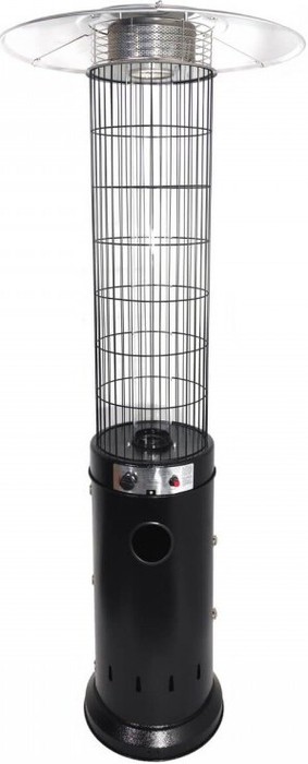 Газовый уличный обогреватель мощностью 11-12 кВт WWT 13D pro Black mini