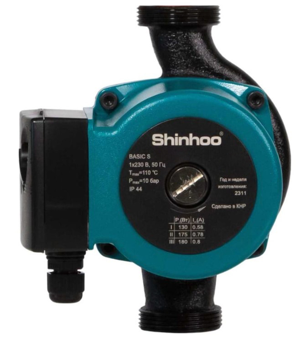 Циркуляционный насос SHINHOO BASIC S 32-8S 180 1x220V