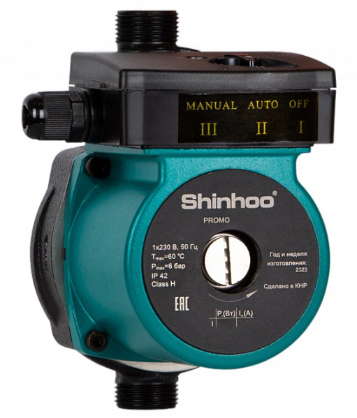 Циркуляционный насос SHINHOO PROMO 15-12A