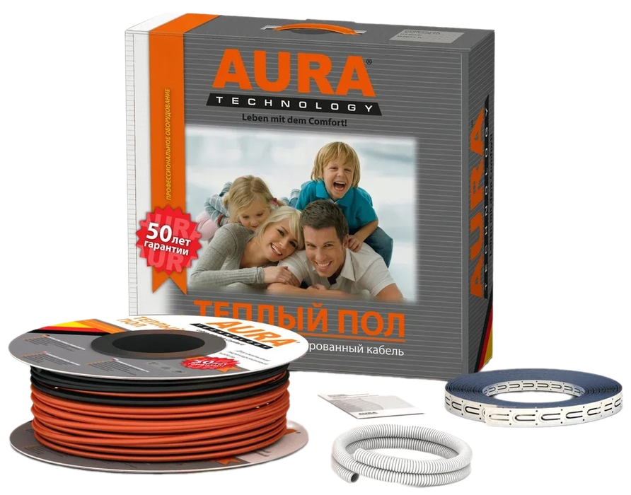 Нагревательный кабель 10 м2 Aura KTA 1600