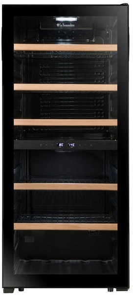 Отдельностоящий винный шкаф 101-200 бутылок LaSommeliere LS102DZBLACK