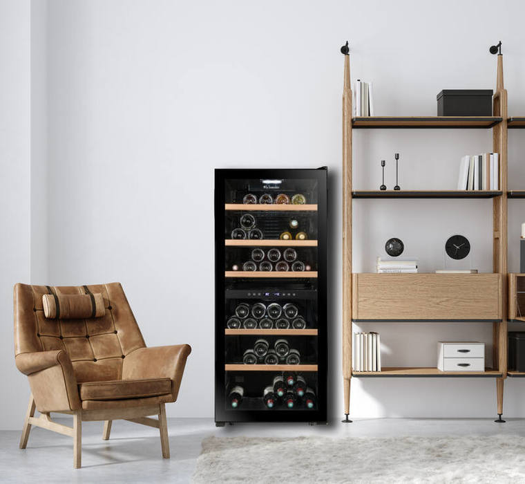 Отдельностоящий винный шкаф LaSommeliere LS102DZBLACK