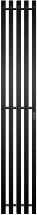 Электрический полотенцесушитель вертикальная лесенка Primoclima Sol Q C E Black 150*24 5