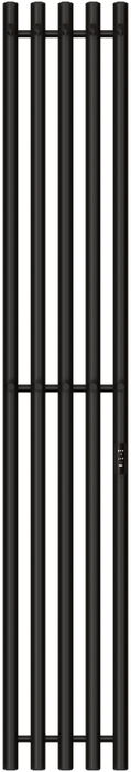 Электрический полотенцесушитель вертикальная лесенка Primoclima Sol R C E Black 150*24 5