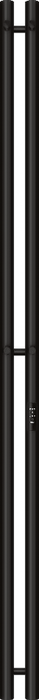 Электрический полотенцесушитель вертикальная лесенка Primoclima Sol R C E Black 150*6 2