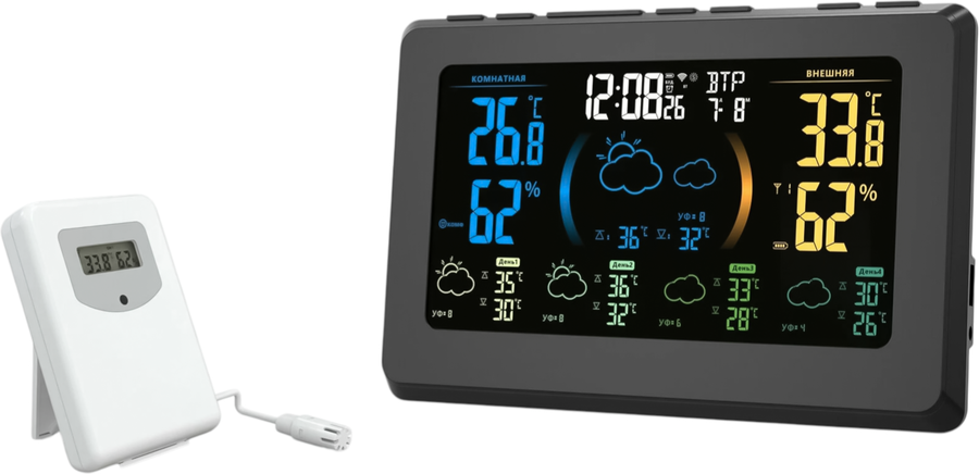 Цифровая метеостанция BVItech BV-679BTW с TUYA