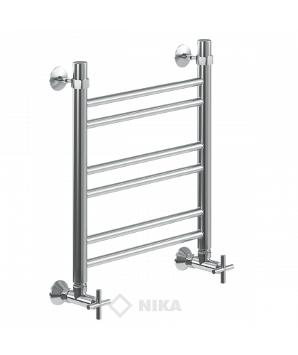 Водяной полотенцесушитель шириной 410 - 500 мм Ника ЛП(г2) (Лестница прямая/группа 2) 50х40 -6