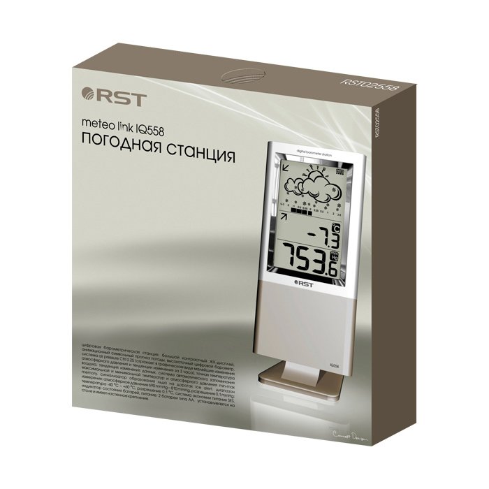 Цифровая метеостанция Rst 02558 бытовая